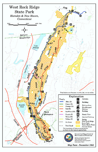 West Rock Trail Map National Trails Day Hikes With The Appalachian Mountain Club | Being Well  At Yale